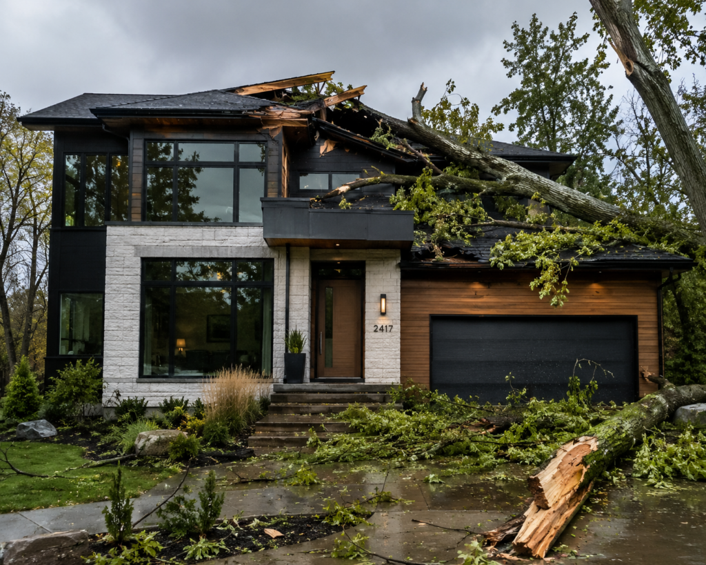 storm damage residential property wisconsin